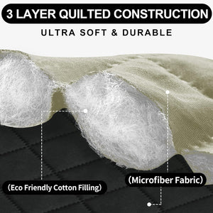 100% Waterproof Reversible Water Resistant Recliner Slipcovers