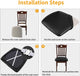 Pu Leather Dining Chair Cover