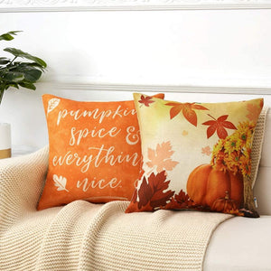 Herbstliche Kissenbezüge 